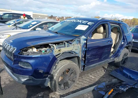 2016 Jeep Cherokee Limited z USA, uszkodzony, nr VIN 1C4PJMDS5GW123931